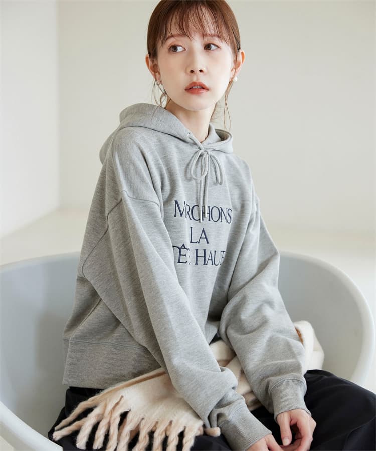 ブルベ夏/ブルベ冬服 シンプルフーディパーカー