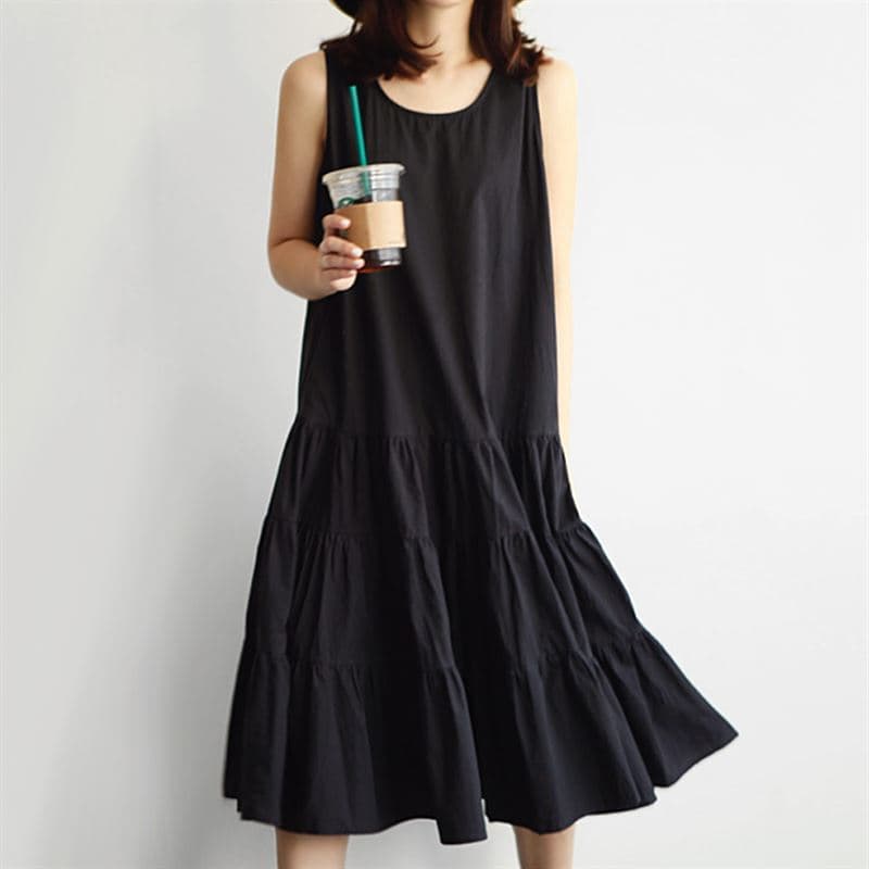 ブルベ冬服 ティアードギャザーワンピース