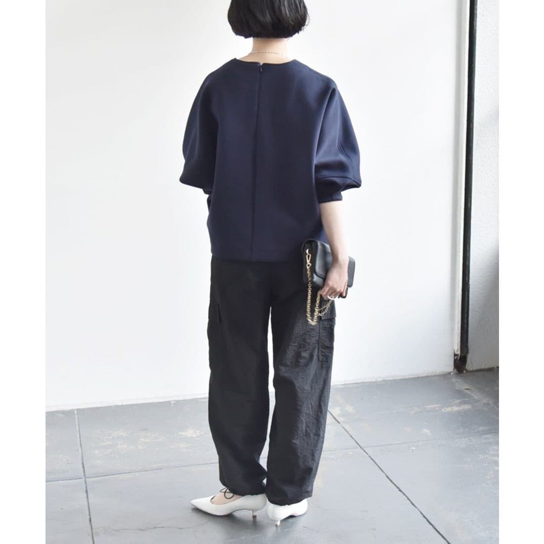 ブルベ夏/ブルベ冬服 ぽわん袖トレーナー