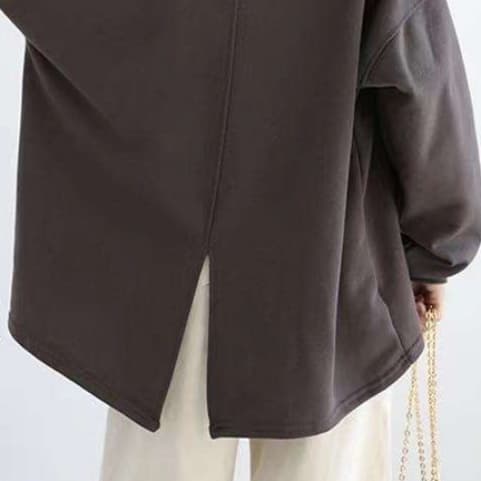 ブルベ冬服 ゆったりオーバーサイズ長袖スウェット