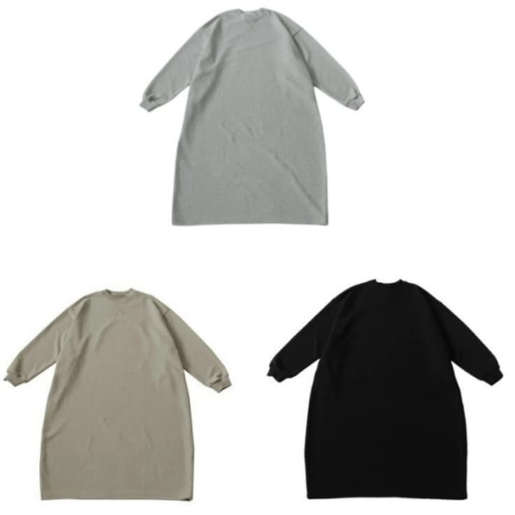 ブルベ夏/ブルベ冬服 ゆったりサイズニットワンピース