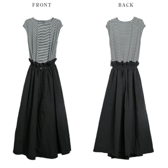 ブルベ夏/ブルベ冬服 フリルギャザーワンピース