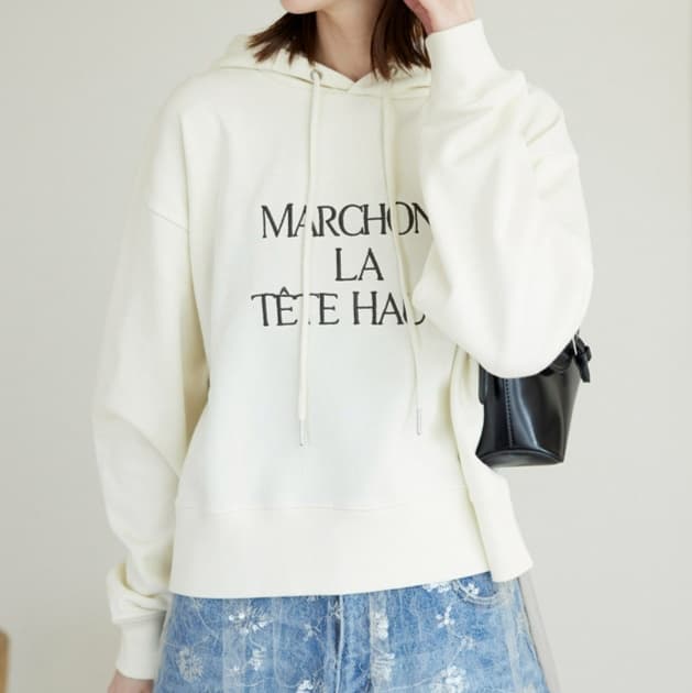 ブルベ夏/ブルベ冬服 シンプルフーディパーカー