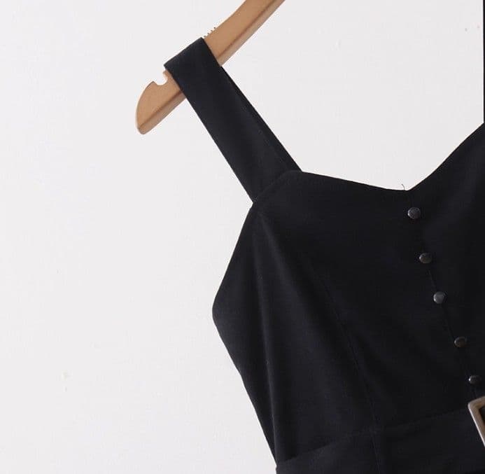 ブルベ冬服 アシンメトリー重ね切替ワンピース