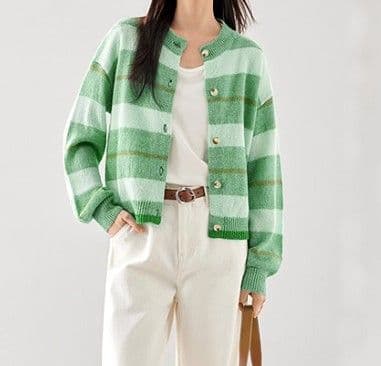 ブルベ夏/ブルベ冬服 優美シルエットカーディガン