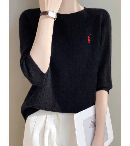 ブルベ夏/ブルベ冬服　ニット半袖トップス