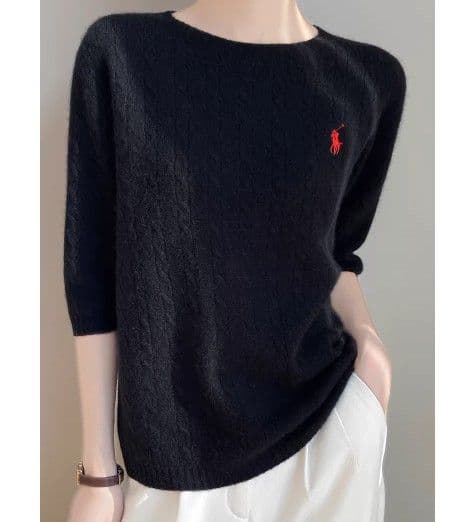 ブルベ夏/ブルベ冬服　ニット半袖トップス