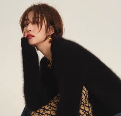 ブルベ夏/ブルベ冬服　ふんわりモヘア調ゆったりシルエットニット