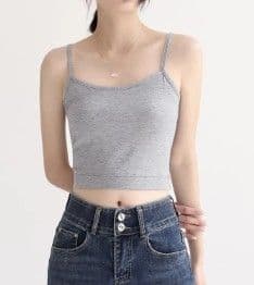 ブルベ夏/ブルベ冬服　細身ショート丈キャミソールインナートップス