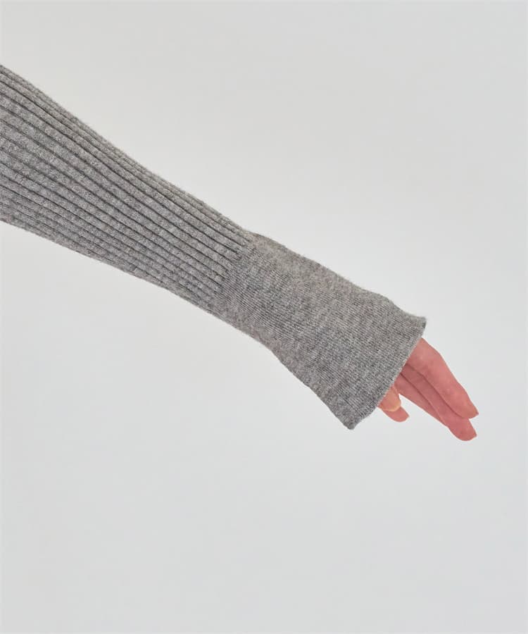 ブルベ夏/ブルベ冬服 リブ編みタートルネック