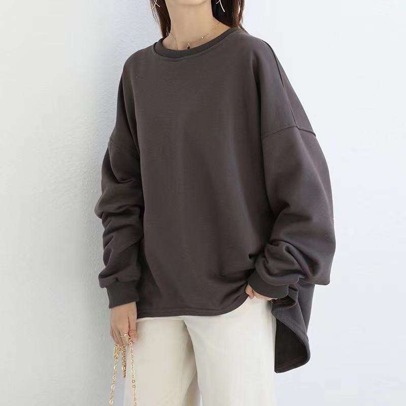 ブルベ冬服 ゆったりオーバーサイズ長袖スウェット