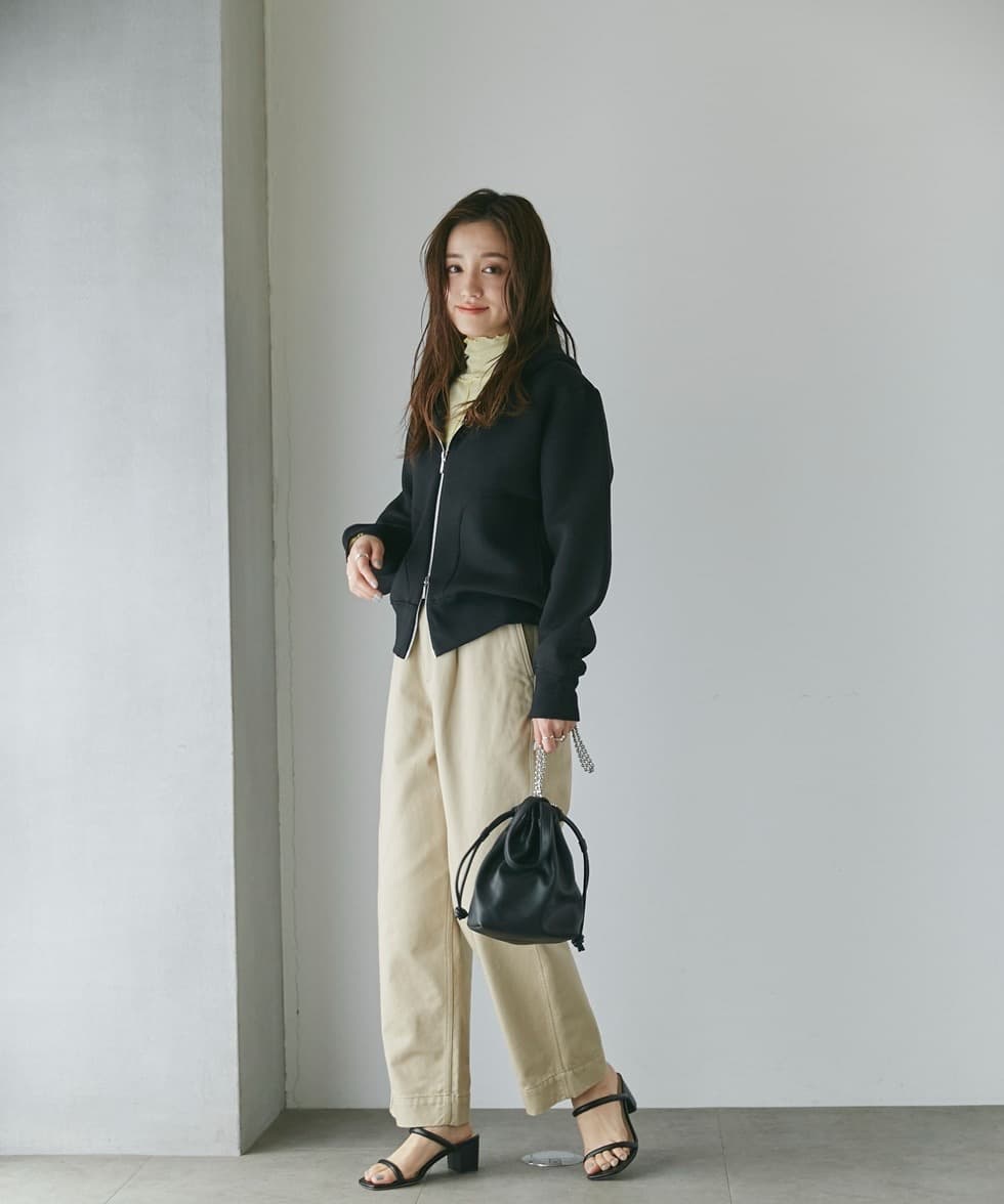 ブルベ夏/ブルベ冬服 シンプル フード付パーカー