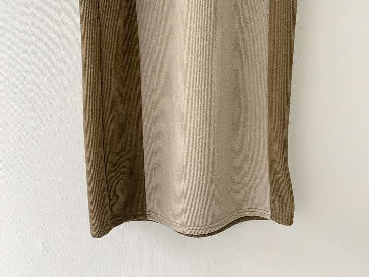 ブルベ夏/ブルベ冬服 フリル袖レイヤードワンピース