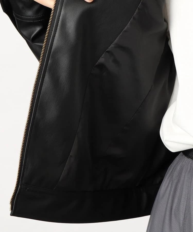 ブルベ冬服 シンプルノーカラーブルゾン