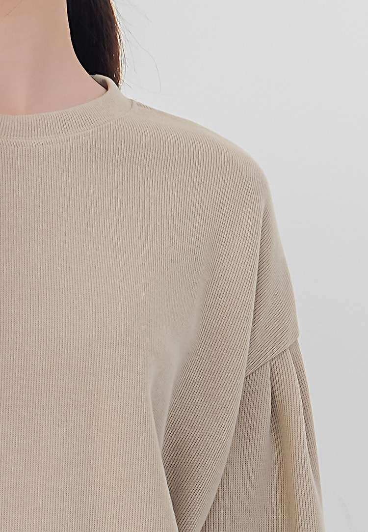 ブルベ夏/ブルベ冬服 ボリューム袖ボタン付きプルオーバー