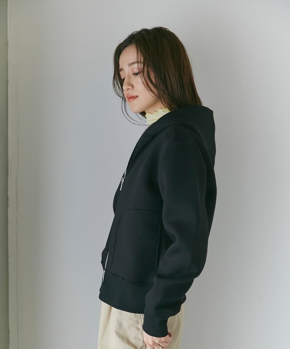 ブルベ夏/ブルベ冬服 シンプル フード付パーカー