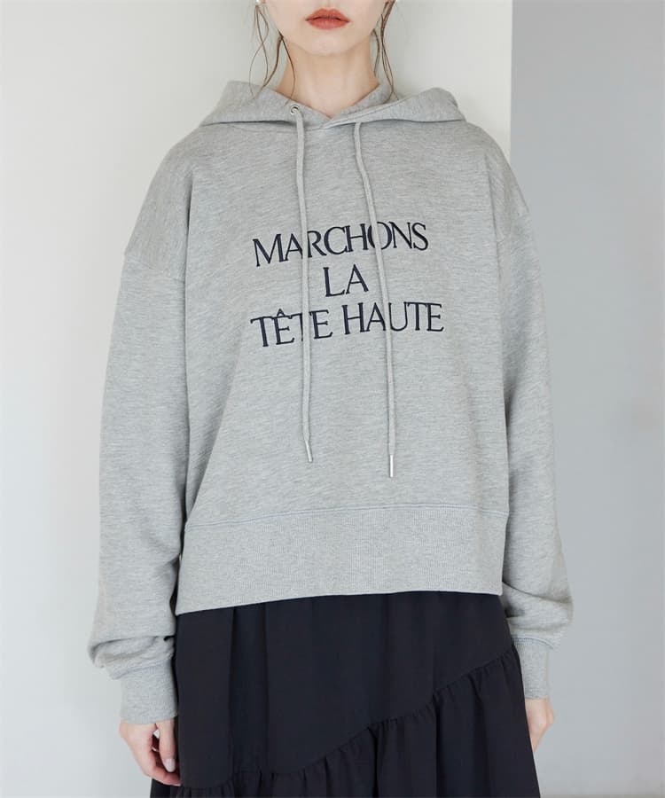 ブルベ夏/ブルベ冬服 シンプルフーディパーカー