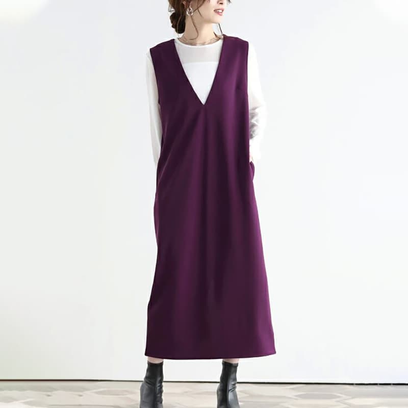 ブルベ夏/ブルベ冬服 重ね着自由自在ジャンパースカート