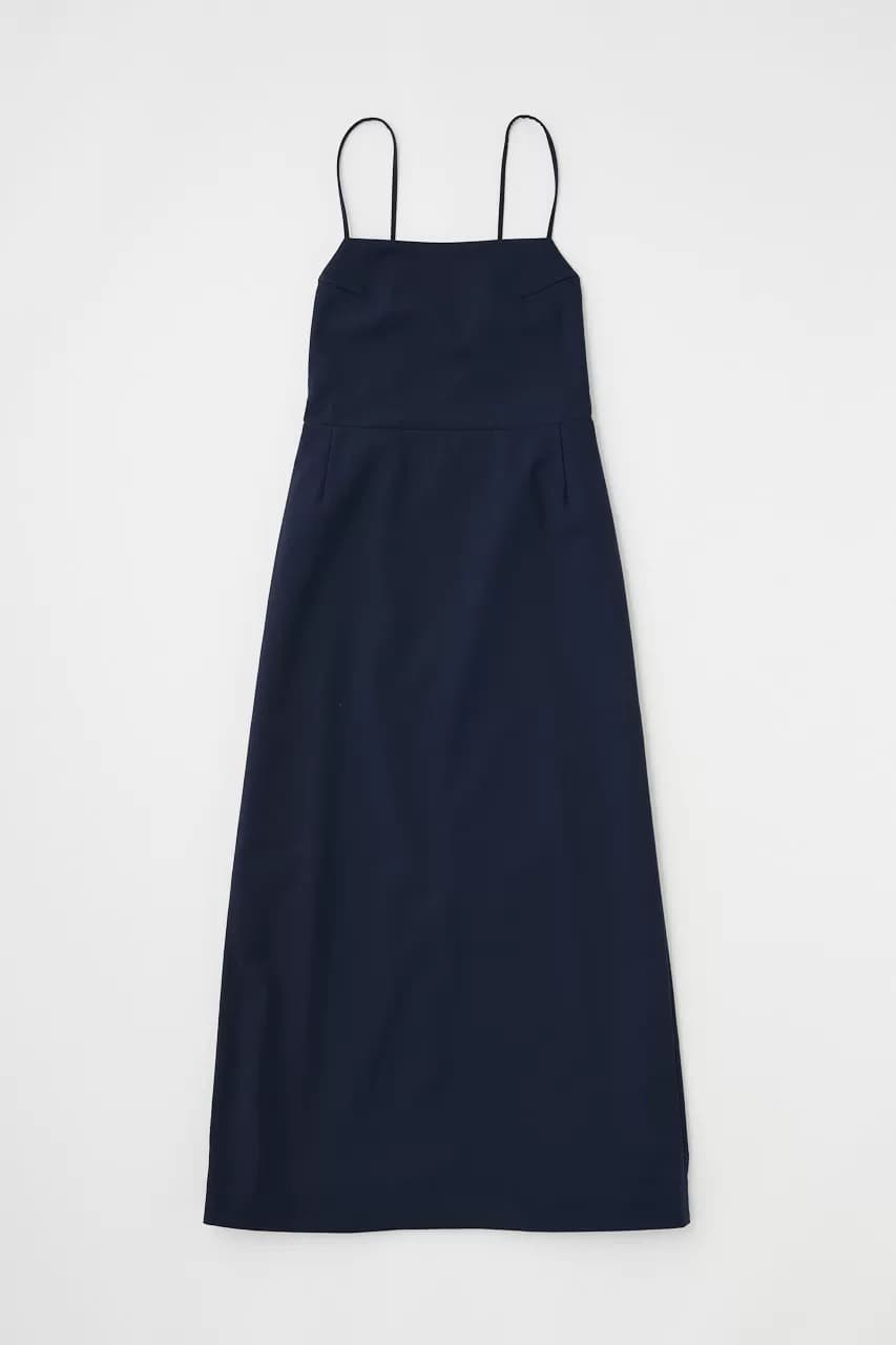 ブルベ冬服 シンプル キャミソールワンピース