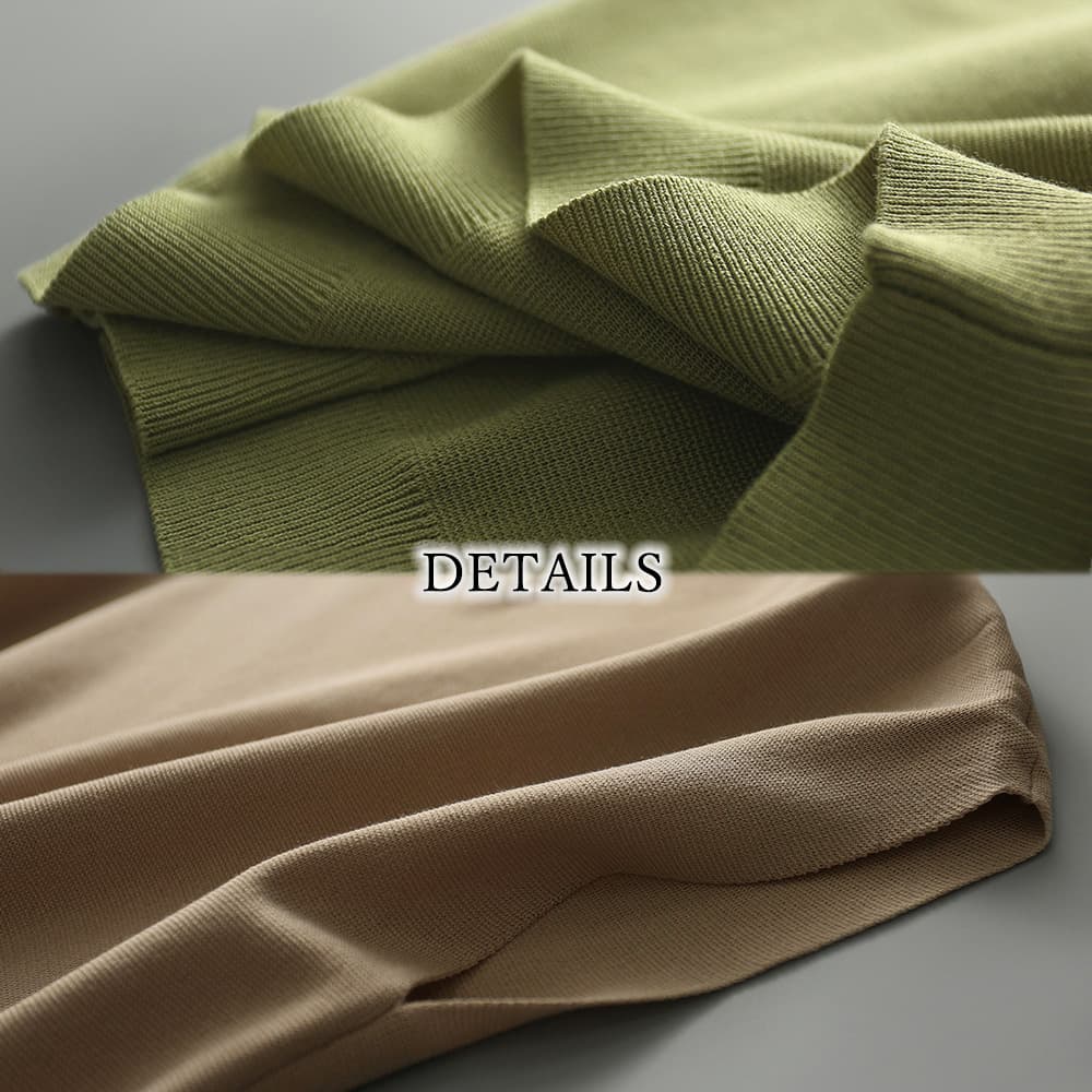 ブルベ夏服 フレンチスリーブ サマーニット