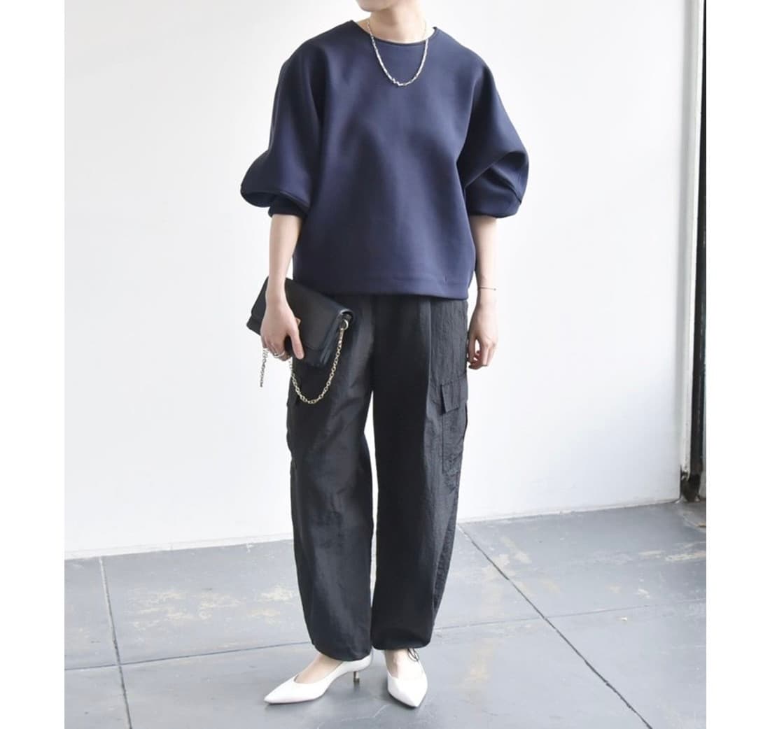 ブルベ夏/ブルベ冬服 ぽわん袖トレーナー