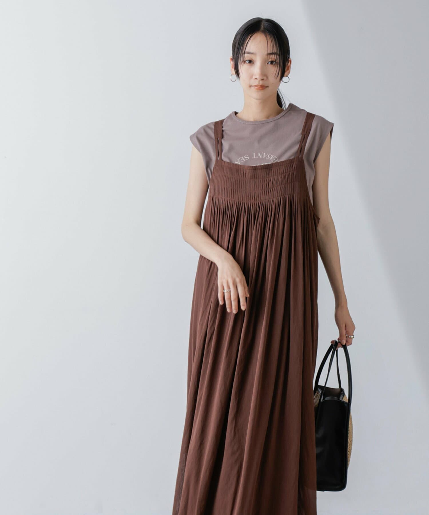 ブルベ冬服 ゆったりキャミワンピース