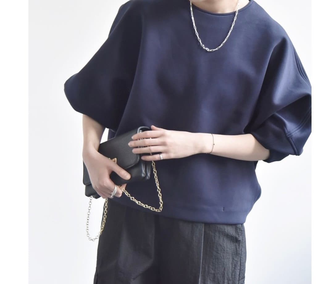 ブルベ夏/ブルベ冬服 ぽわん袖トレーナー