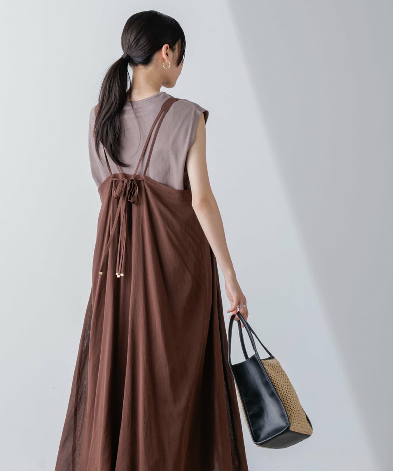 ブルベ冬服 ゆったりキャミワンピース