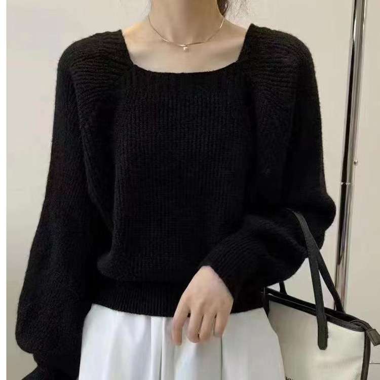 ブルベ夏/ブルベ冬服 ゆったりボートネックニット