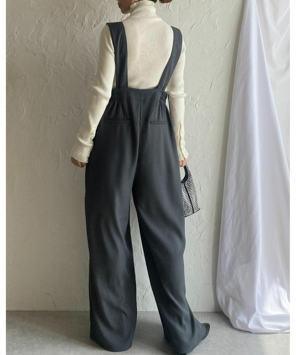 ブルベ冬服 ハイウエストワイドサロペット