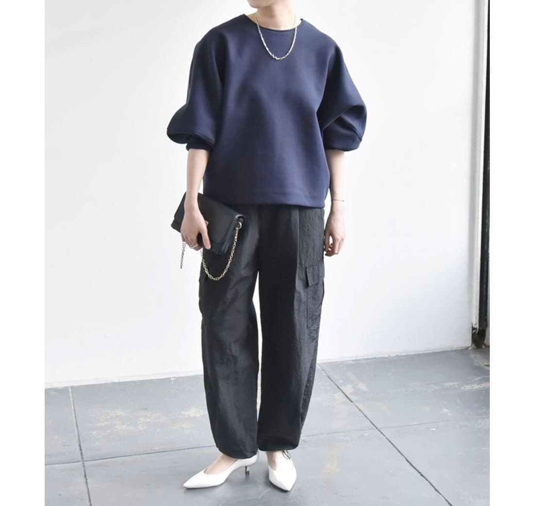 ブルベ夏/ブルベ冬服 ぽわん袖トレーナー