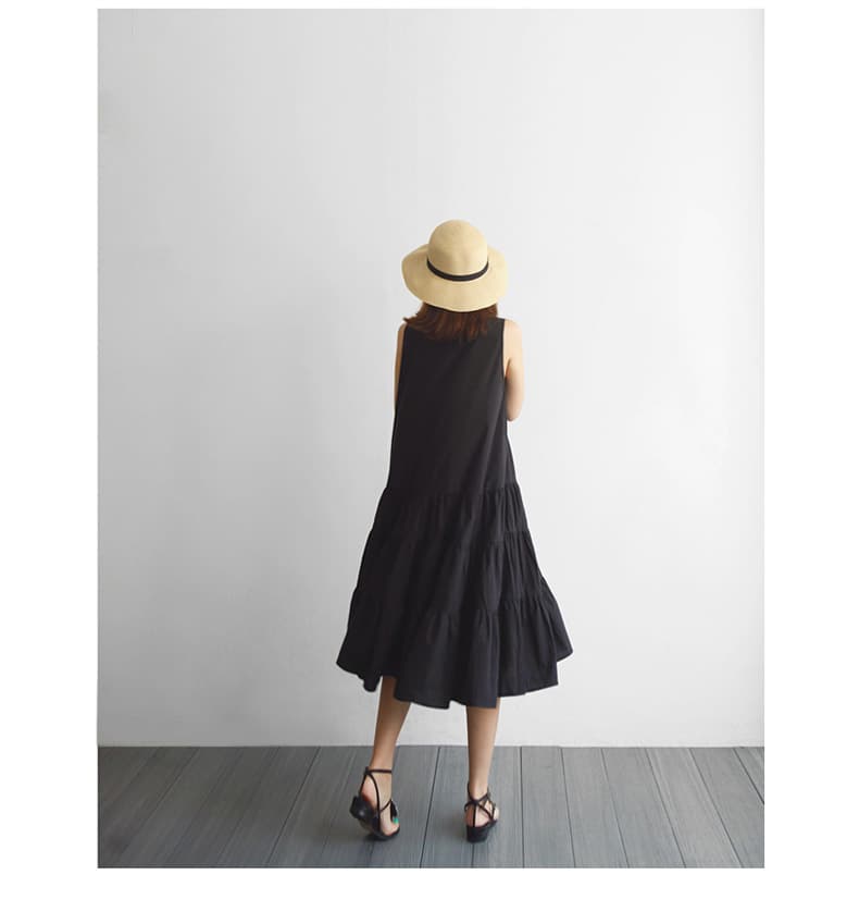 ブルベ冬服 ティアードギャザーワンピース