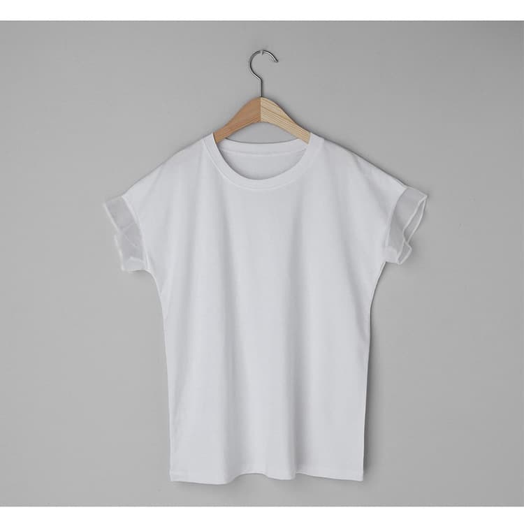 ブルベ夏/ブルベ冬服 透かし袖クラシカルTシャツ