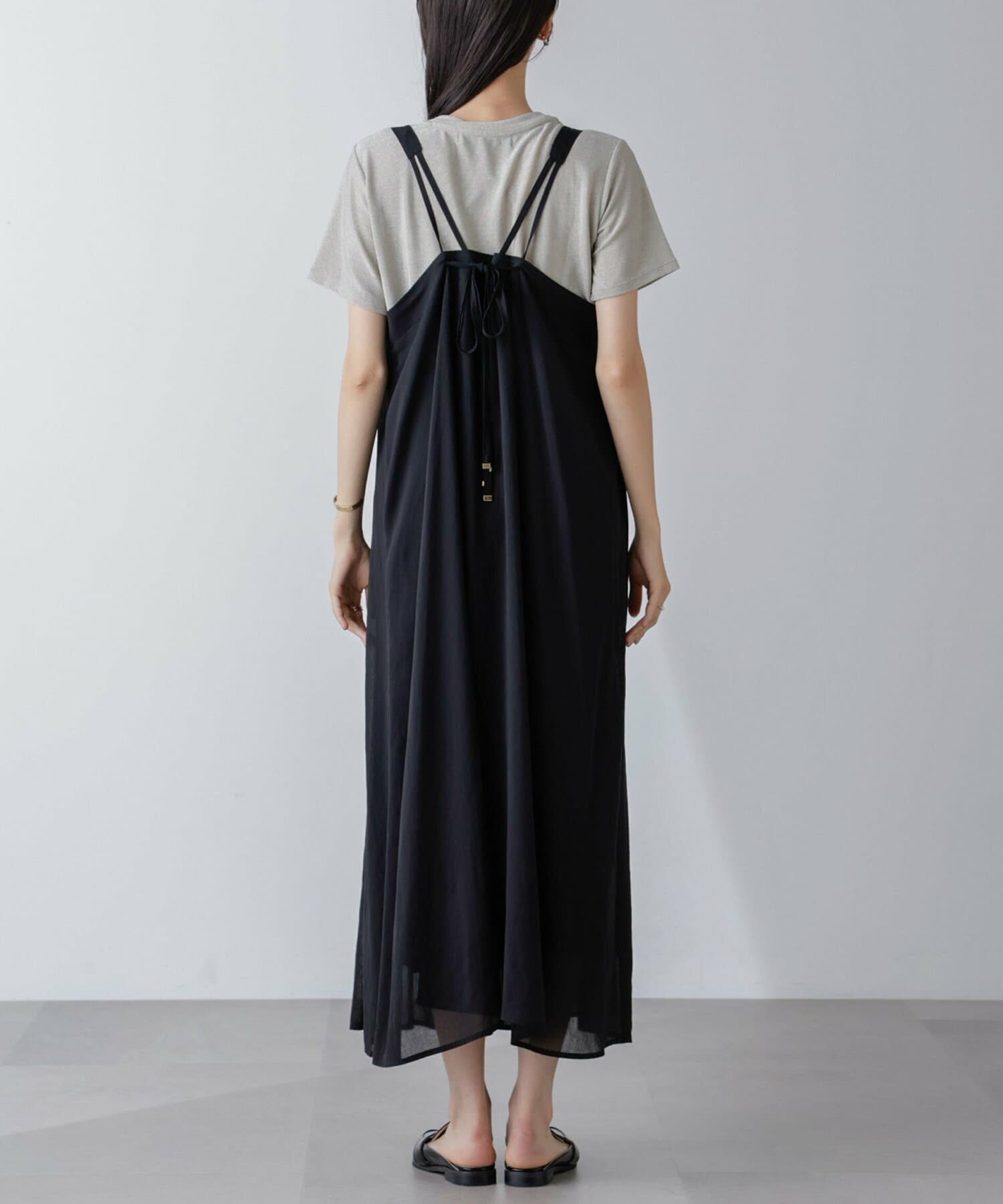 ブルベ冬服 ゆったりキャミワンピース