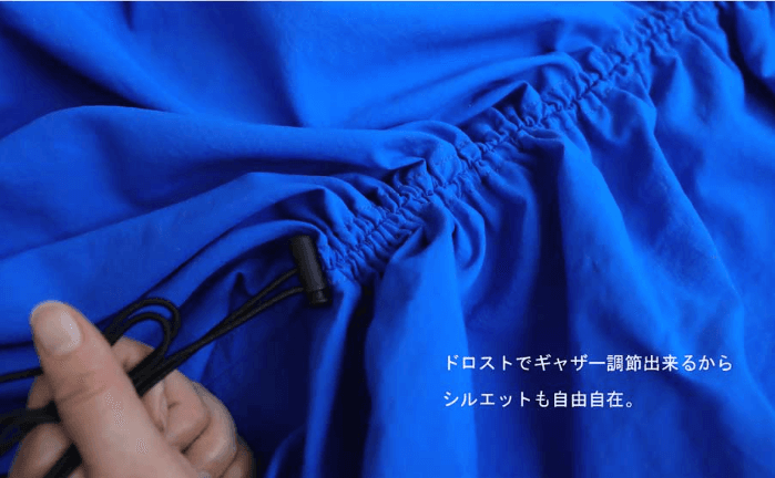 ブルベ冬服 ドレープギャザー ノースリーブワンピース