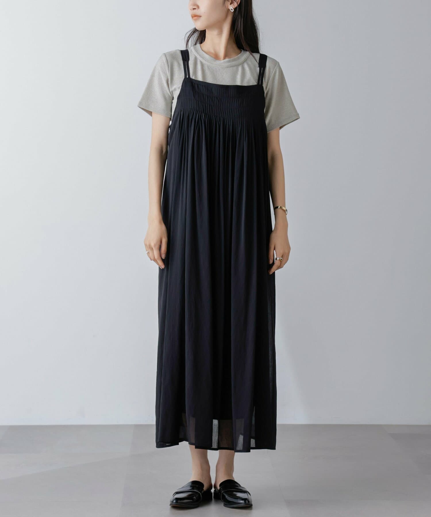 ブルベ冬服 ゆったりキャミワンピース