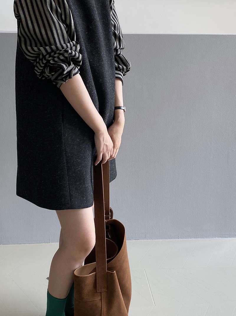 ブルベ冬服 ふんわり切り替えジャンパースカート