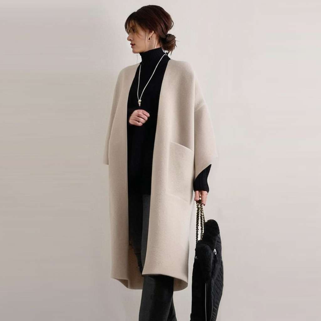 ブルベ夏/ブルベ冬服 ラグジュアリー ロングコート
