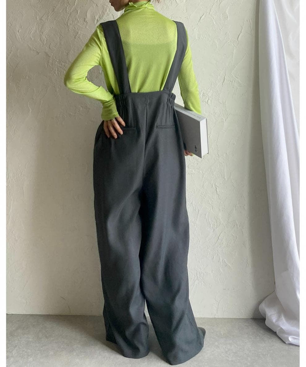 ブルベ冬服 ハイウエストワイドサロペット