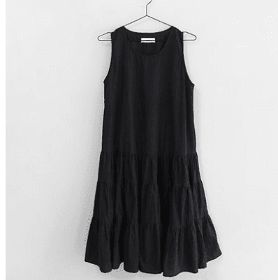 ブルベ冬服 ティアードギャザーワンピース