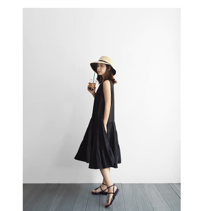 ブルベ冬服 ティアードギャザーワンピース