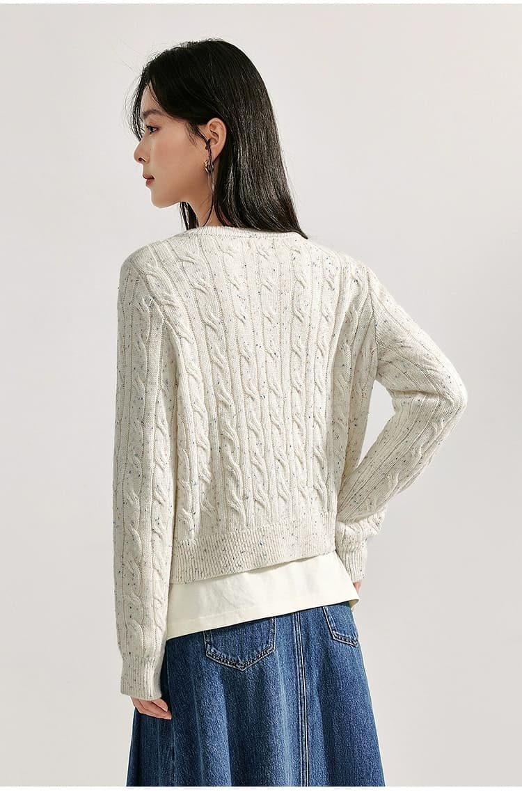 ブルベ夏/ブルベ冬服 フロントボタンカーディガン