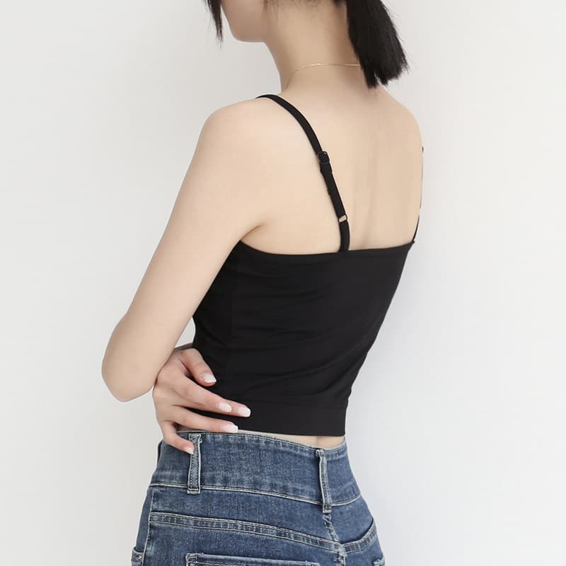 ブルベ夏/ブルベ冬服　細身ショート丈キャミソールインナートップス