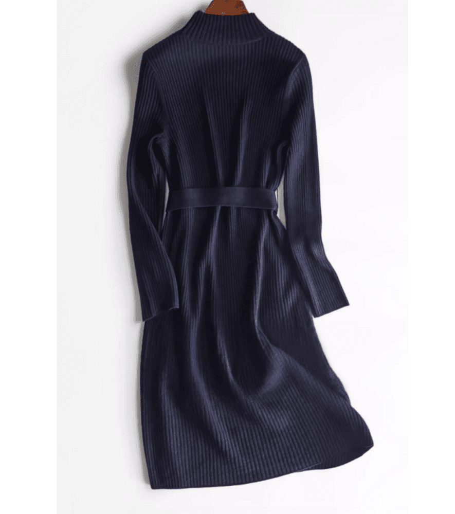ブルベ冬服 ニットロングワンピース