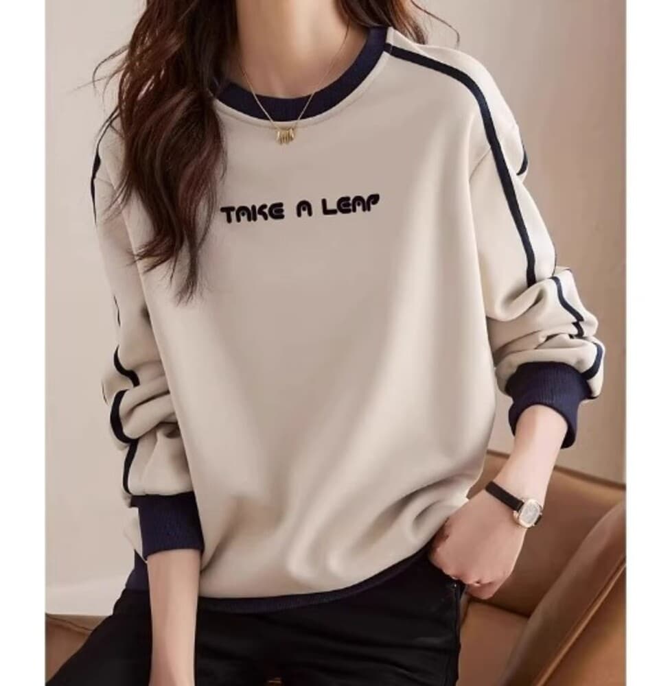 ブルベ夏/ブルベ冬服 ラウンドネックトレーナー