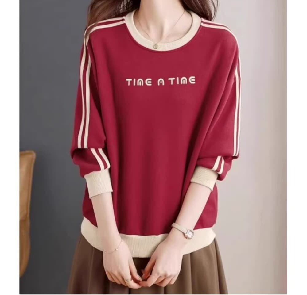 ブルベ夏/ブルベ冬服 ラウンドネックトレーナー