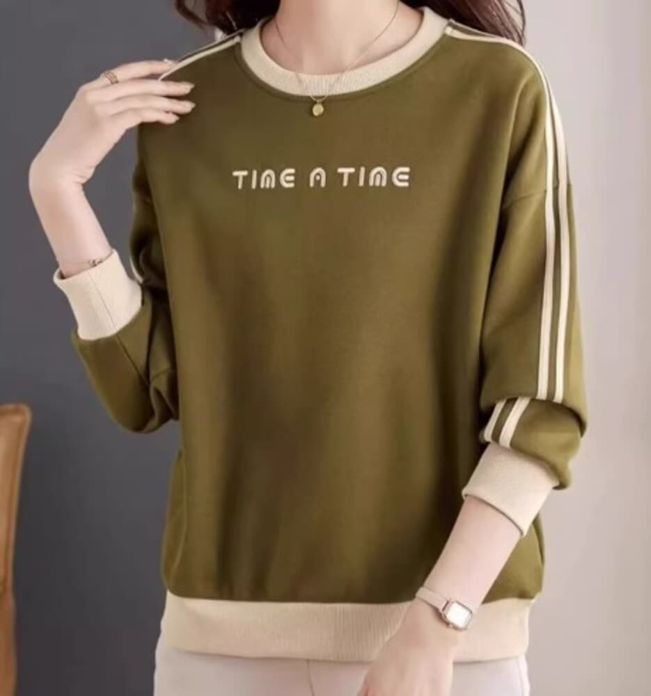 ブルベ夏/ブルベ冬服 ラウンドネックトレーナー