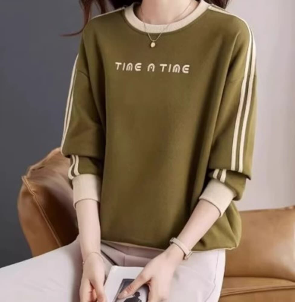 ブルベ夏/ブルベ冬服 ラウンドネックトレーナー