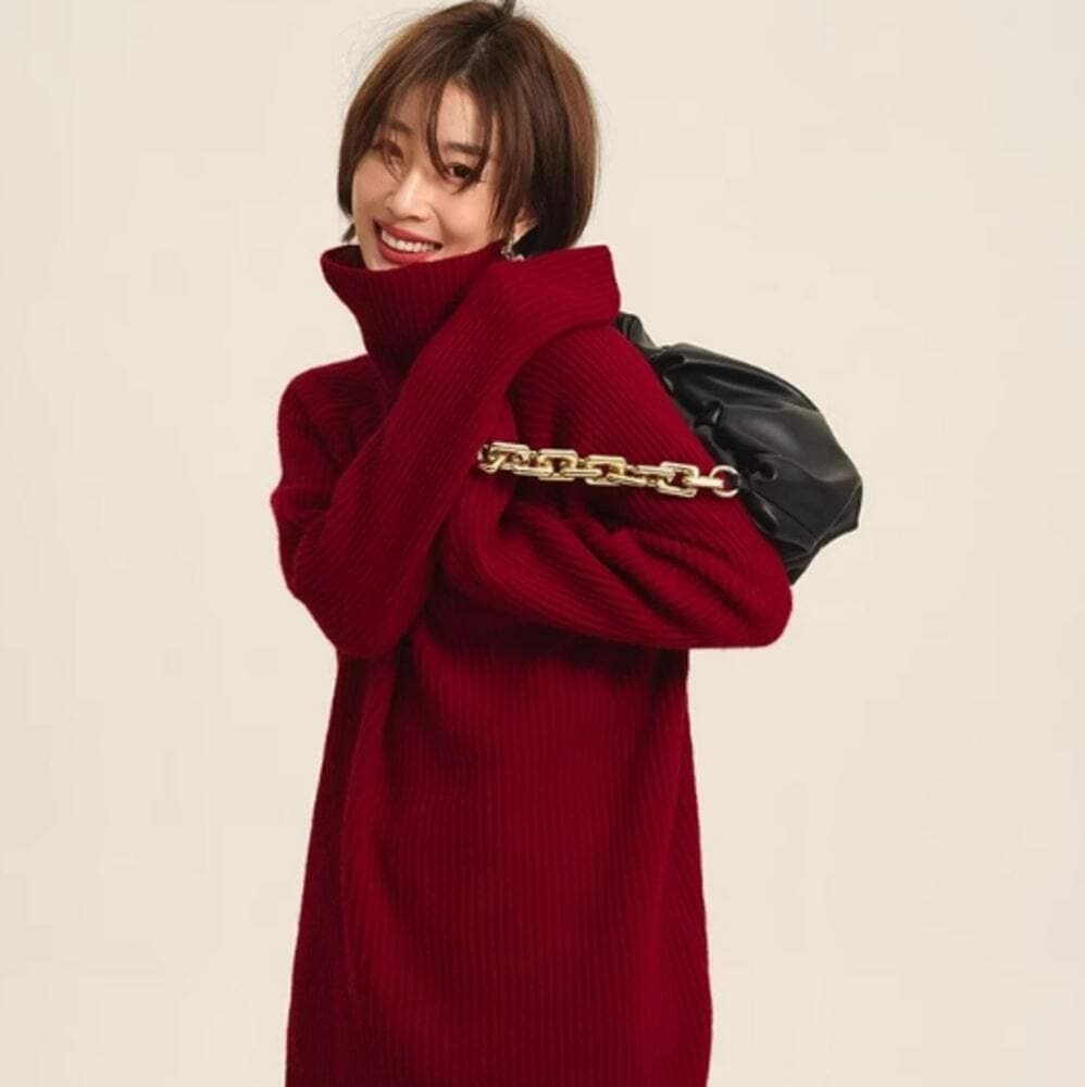 ブルベ冬服 オーバーサイズ タートルネック