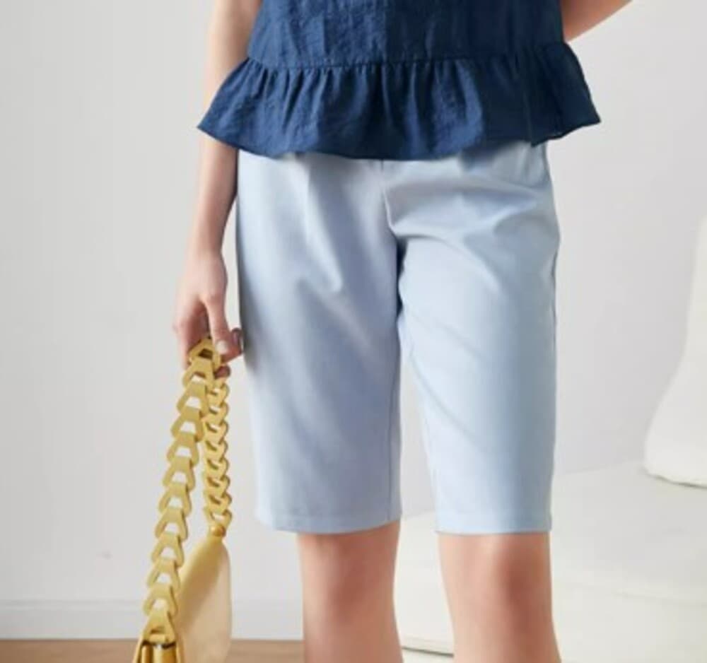 ブルベ夏服 ハイウスト ミドルパンツ